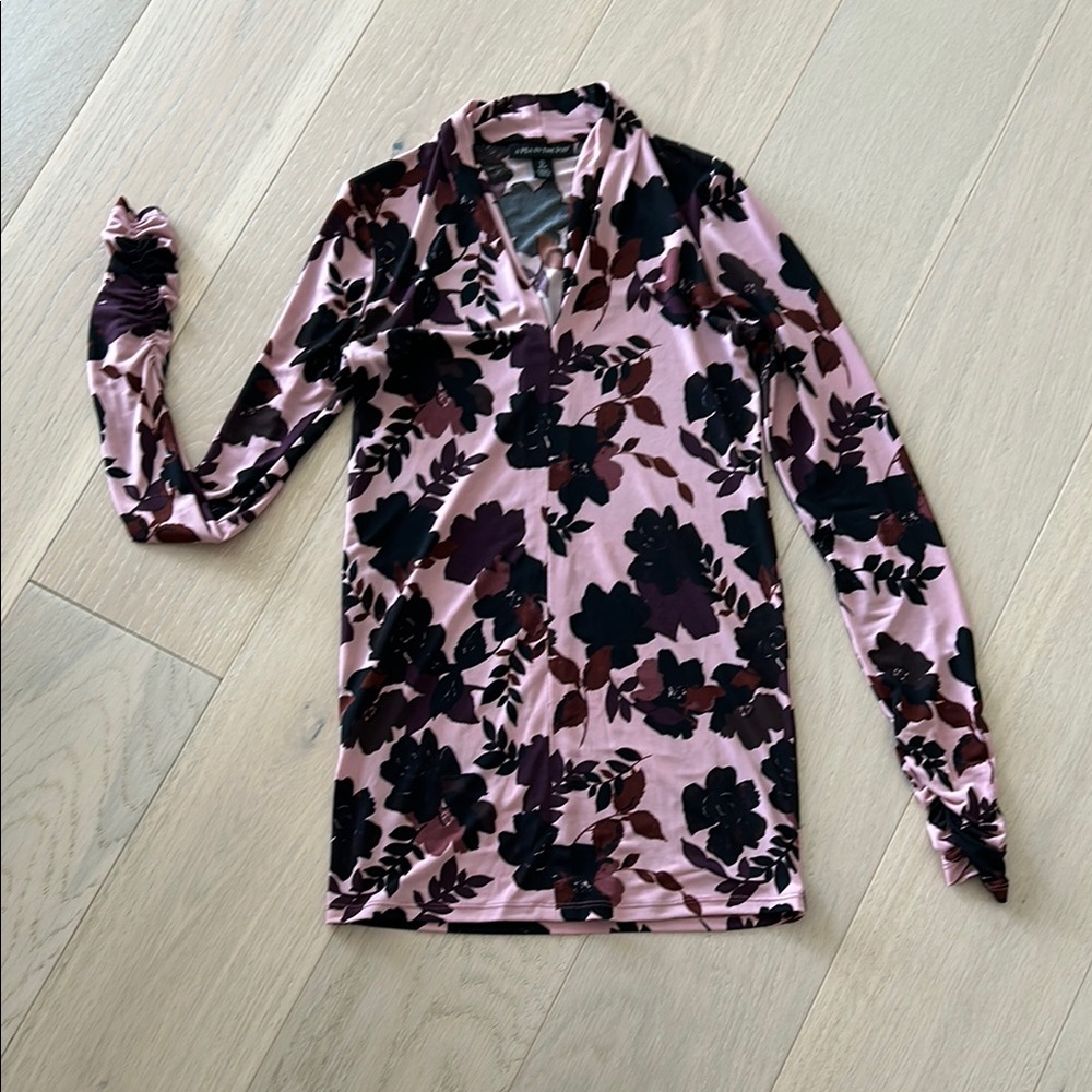 Floral Print Women's Maternity Top